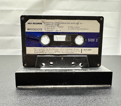 Loretta Lynn's Greatest Hits Vol. 2 Cassette Tape In Good Condition 7808