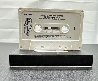 Country's Golden Greats 27 Original Hits Cassette Tape In Good Condition 7807