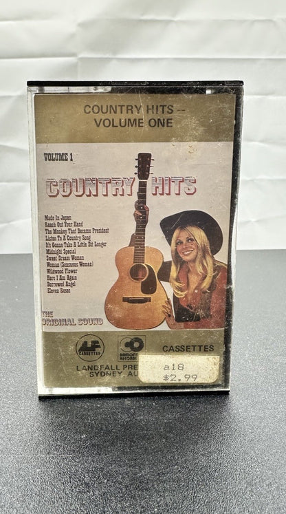 Country Hits - Volume One Cassette Tape In Good Condition 7850