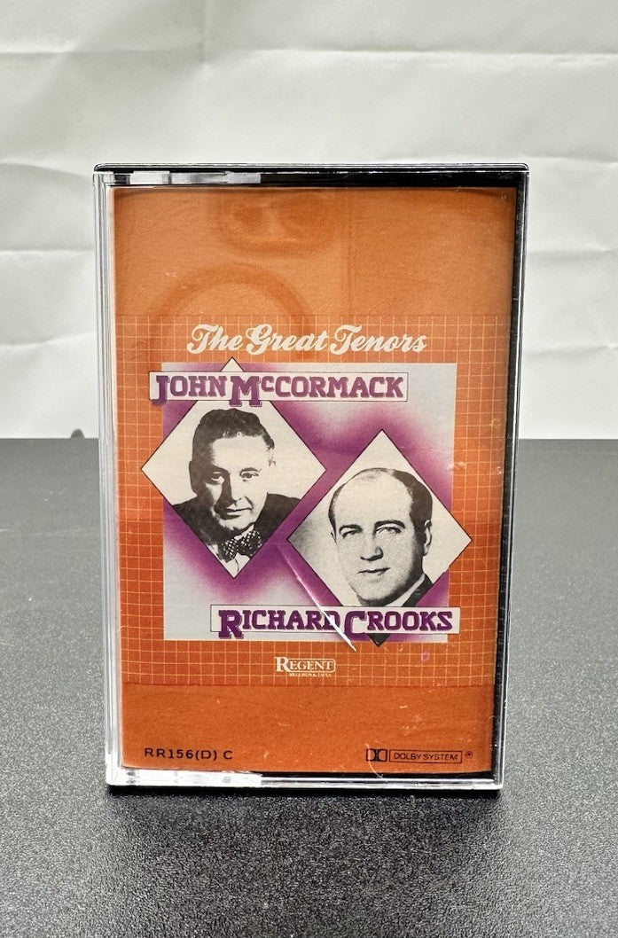 The Great Tenors : John Mc Cormack & Richard Crooks Cassette Tape In GC 7798