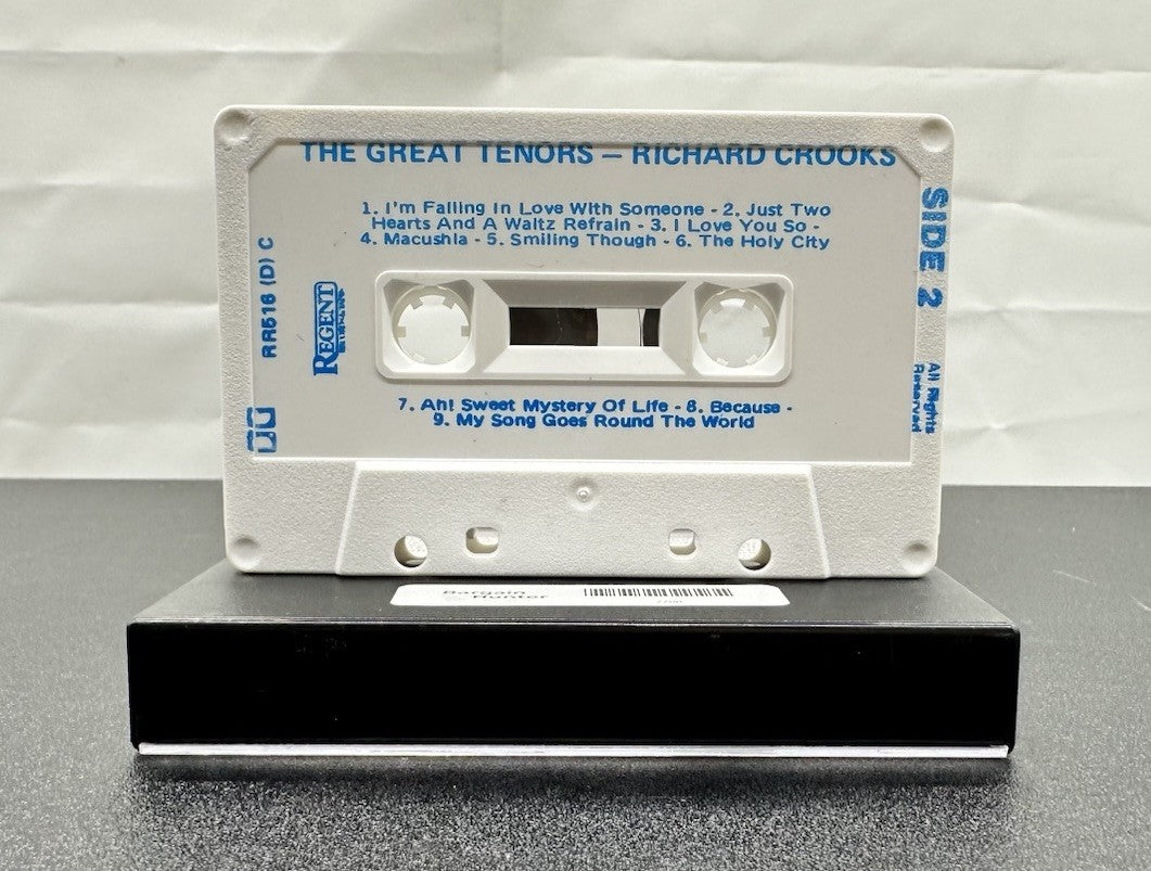 The Great Tenors : John Mc Cormack & Richard Crooks Cassette Tape In GC 7798