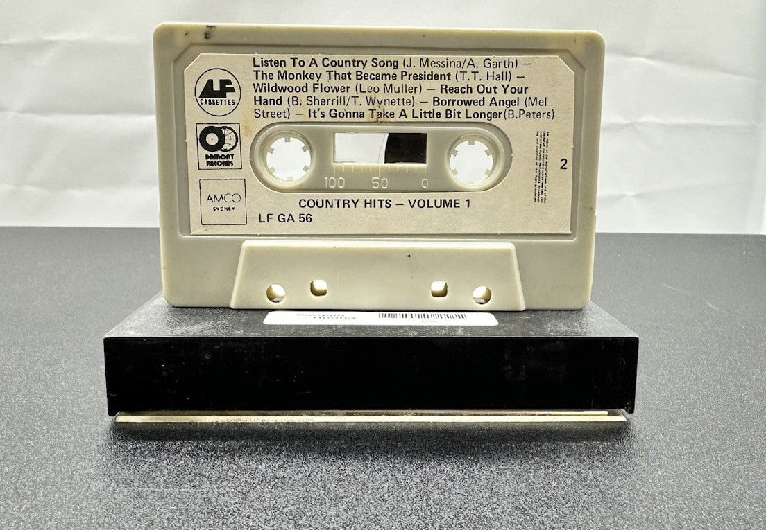 Country Hits Vol.1  Cassette Tape In Good Condition 7939