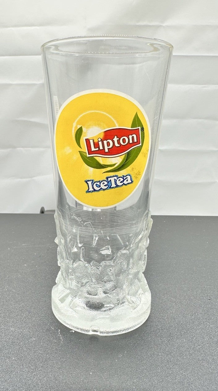 Lipton Ice Tea Glass Tumbler Collectable Drinkware Advertising Promotional