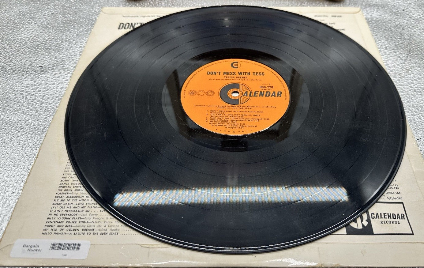 Teresa Brewer - Don't Mess With Tess Record In Good Condition 7504
