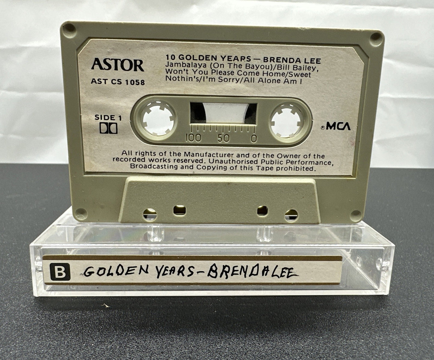 10 Golden Years - Brenda Lee Cassette Tape In OK Condition 7829