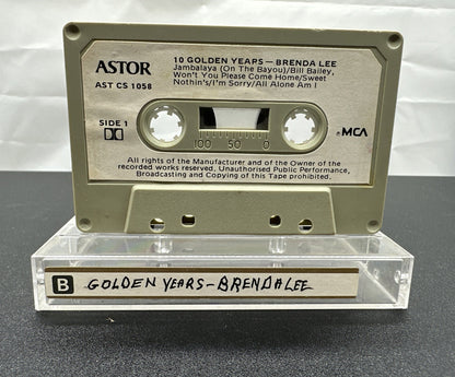 10 Golden Years - Brenda Lee Cassette Tape In OK Condition 7829