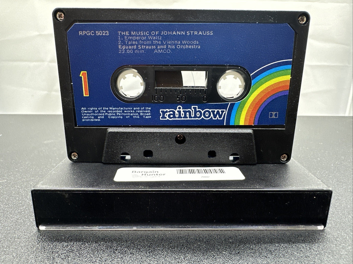 Strauss : Blue Danube, Emperor, Etc Cassette Tape In Good Condition 7802