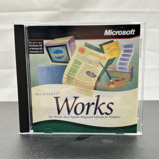 Microsoft Works In Good Condition 9237