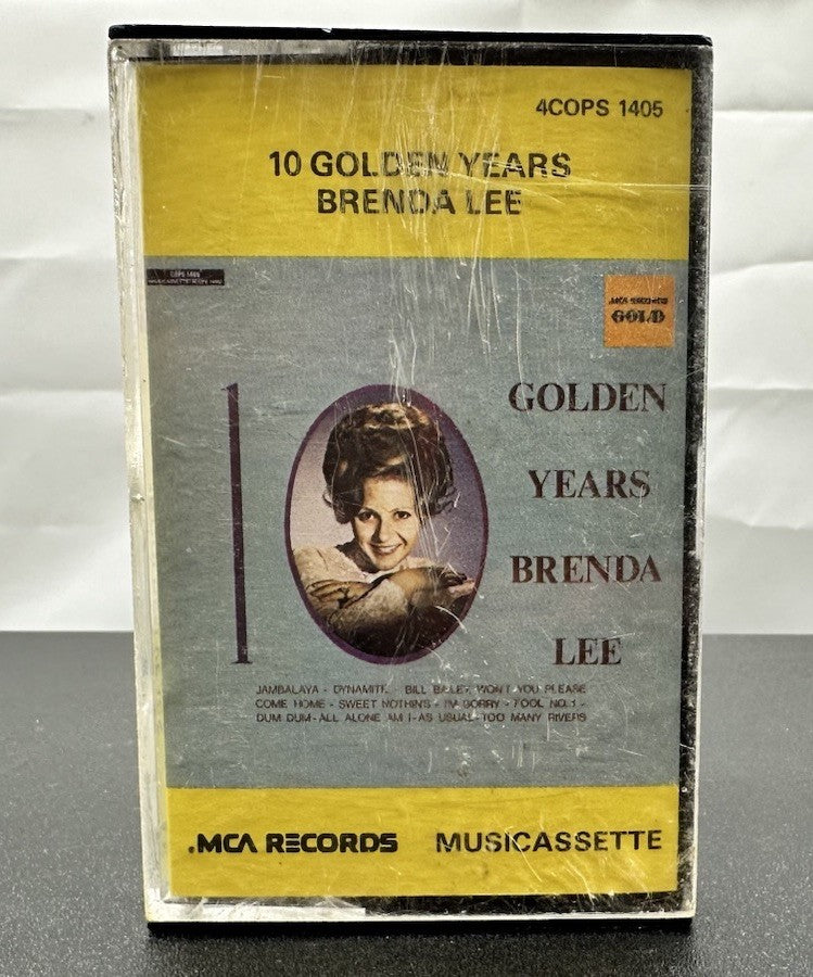 10 Golden Years : Brenda Lee Cassette Tape In OK Condition 7958
