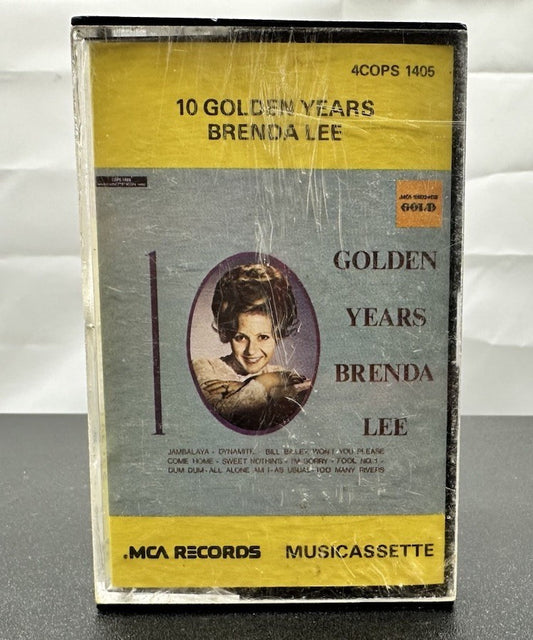 10 Golden Years : Brenda Lee Cassette Tape In OK Condition 7958