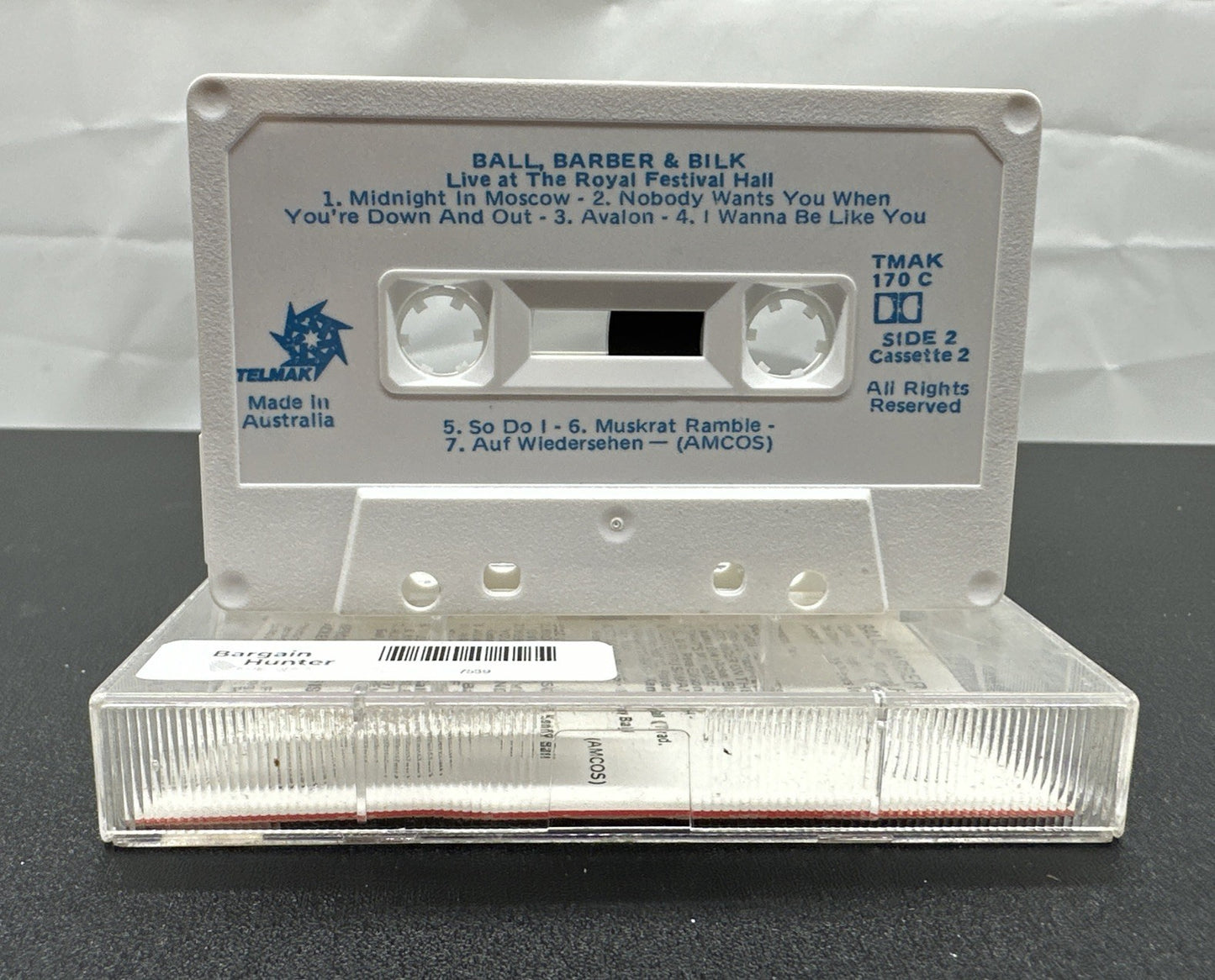 Ball, Barber & Bilk At The Royal Festival Hall Cassette Tape In OK Condition7539