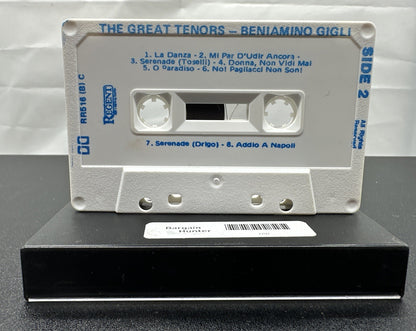 The Great Tenors : Beniamino Gigli Cassette Tape In Good Condition 7797