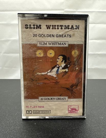 Slim Whitman 20 Golden Greats Cassette Tape In OK Condition 7544