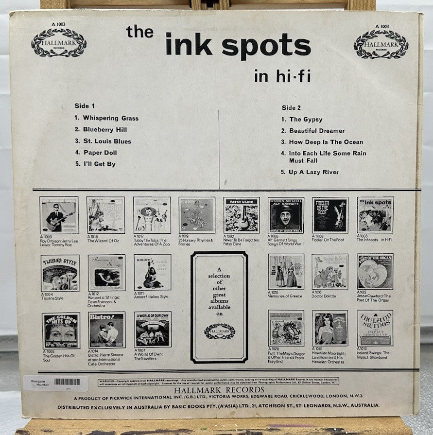 The Ink Spots In Hi-FI Record In Good Condition 6811