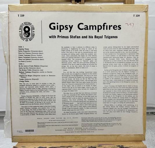 Gipsy Camp Fires - Primas Stefan And His Royal Tziganes Record In Good Cond 6832