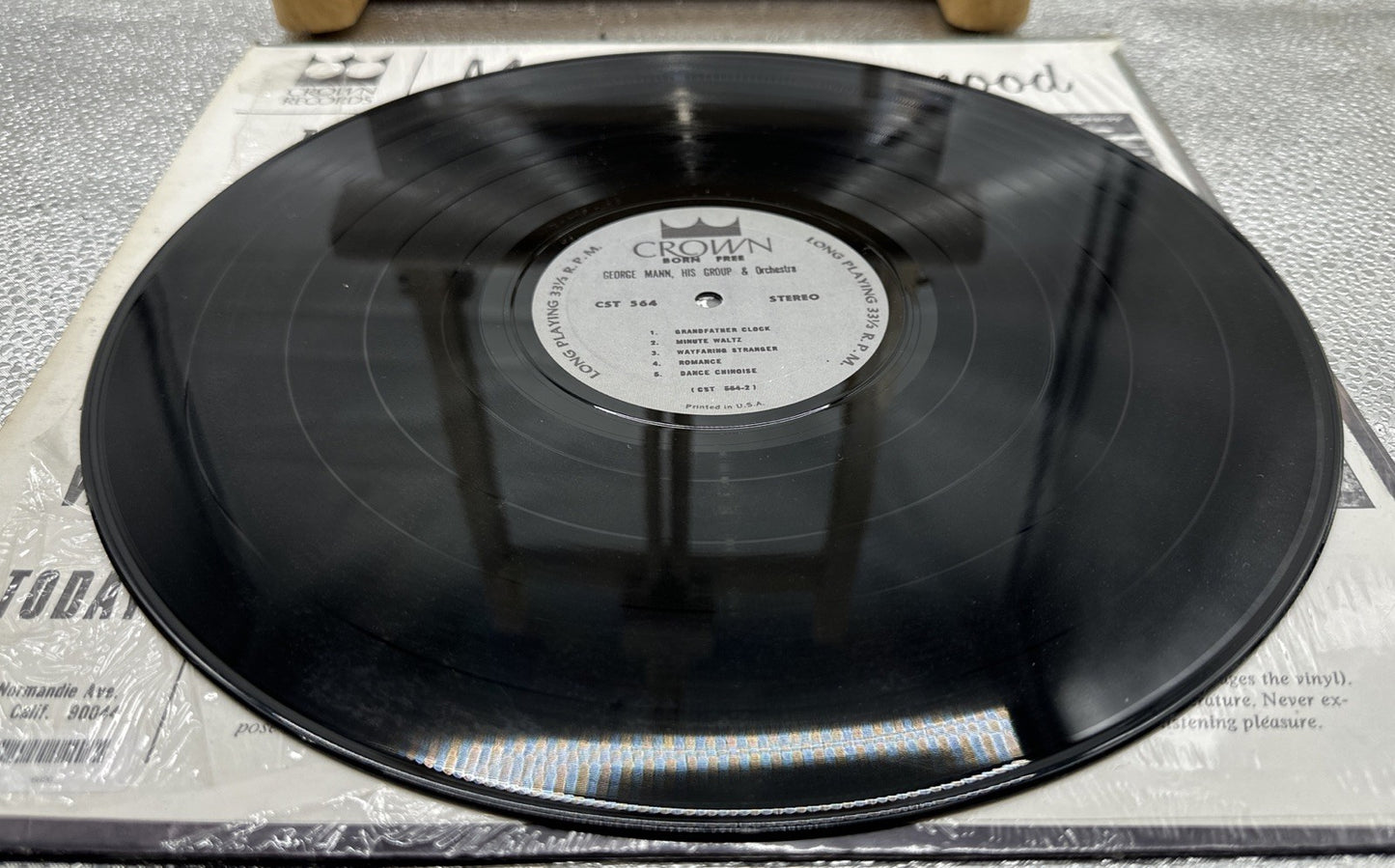 Born Free  George Mann, His Group & Orchestra Record In Good Condition 6826