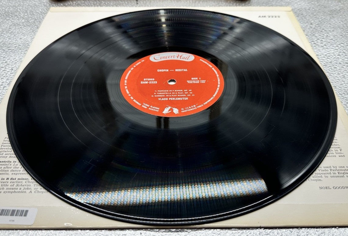Chopin Recital - Perlemuter Record In Good Condition 6784