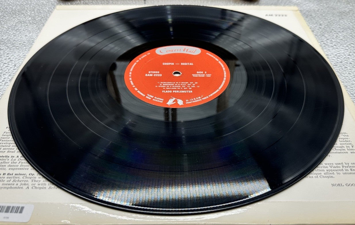 Chopin Recital - Perlemuter Record In Good Condition 6784