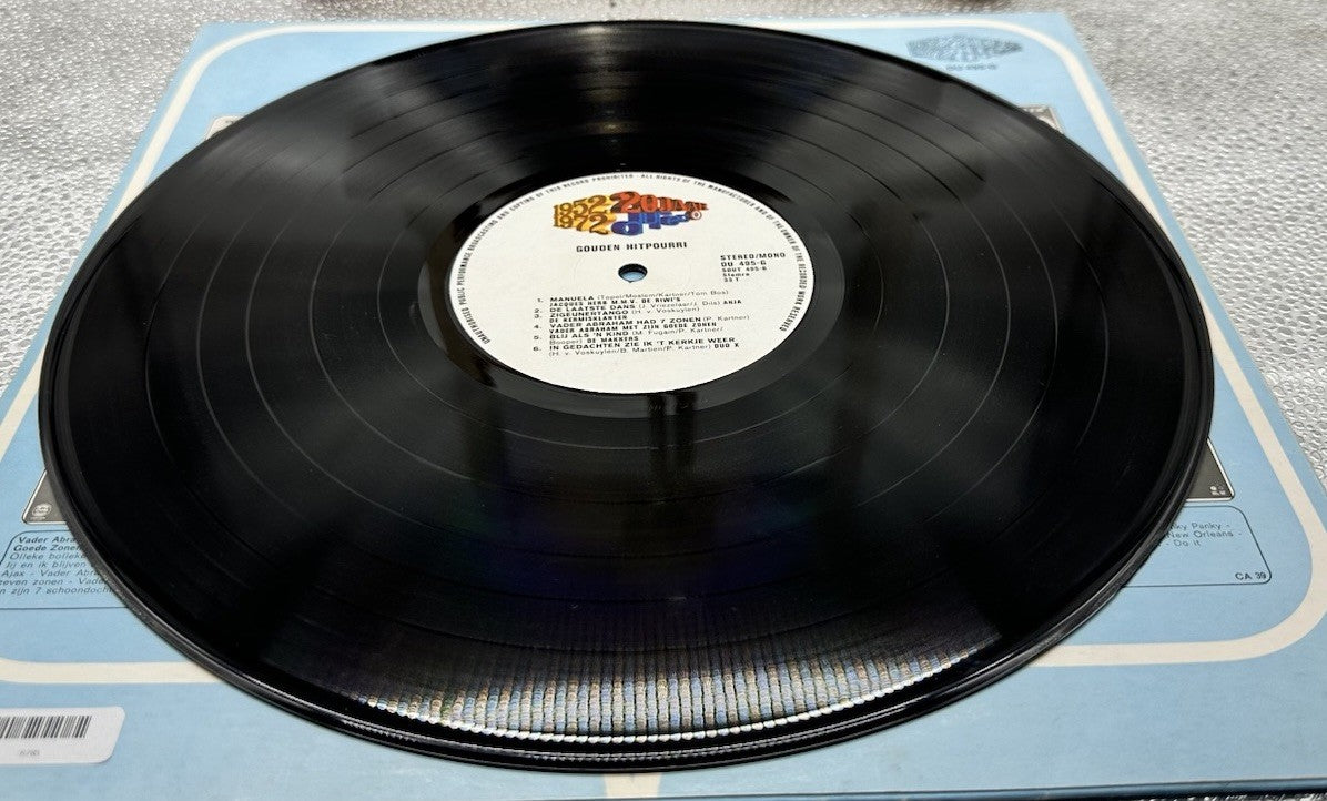 Gouden Hitpourri Record In Good Condition 6783
