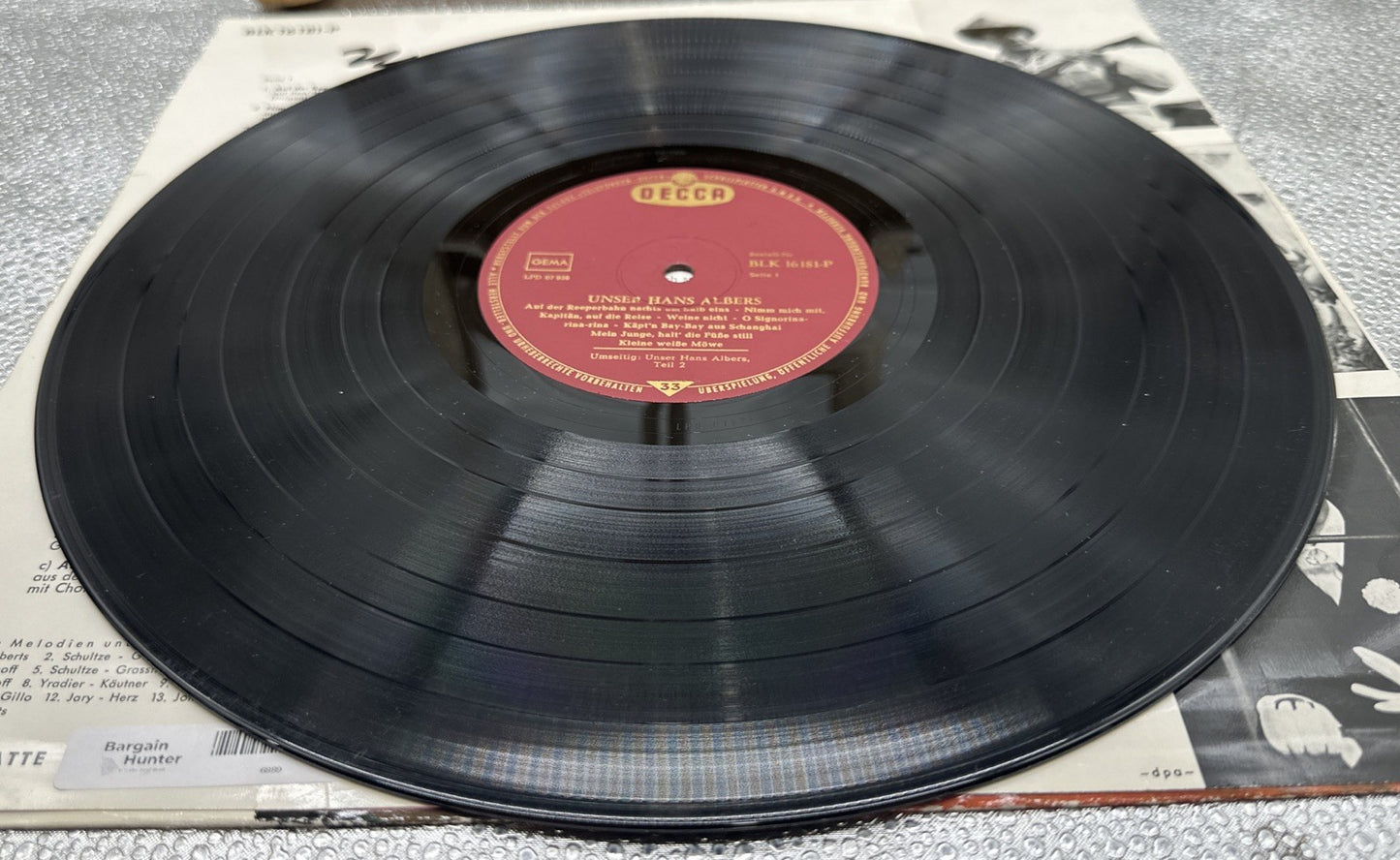 Unser Hans Albers Record In Good Condition 6889