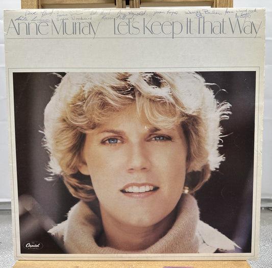Anne Murray - Let's Keep It That Way Record In Good Condition 6962