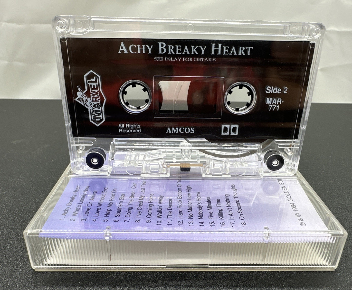 Achy Breaky Heart 18 Pop Country Hits Cassette Tape In Good Condition 7855