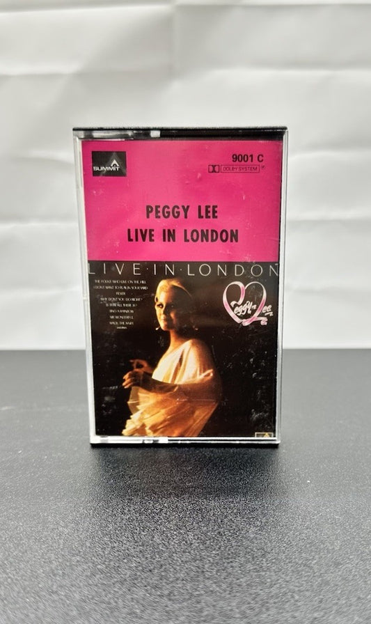 Peggy Lee Live In London : Peggy Lee Cassette Tape In Good Condition 7952