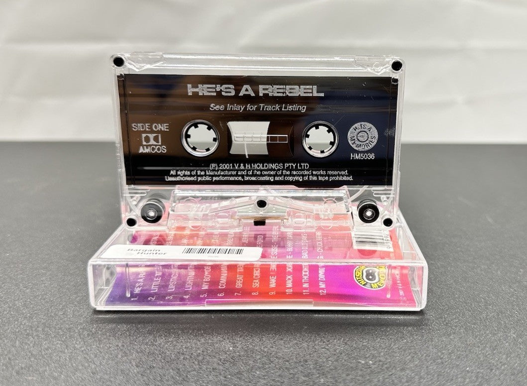 He's A Rebel Hot & Wild Rockers Cassette Tape In Good Condition 7556