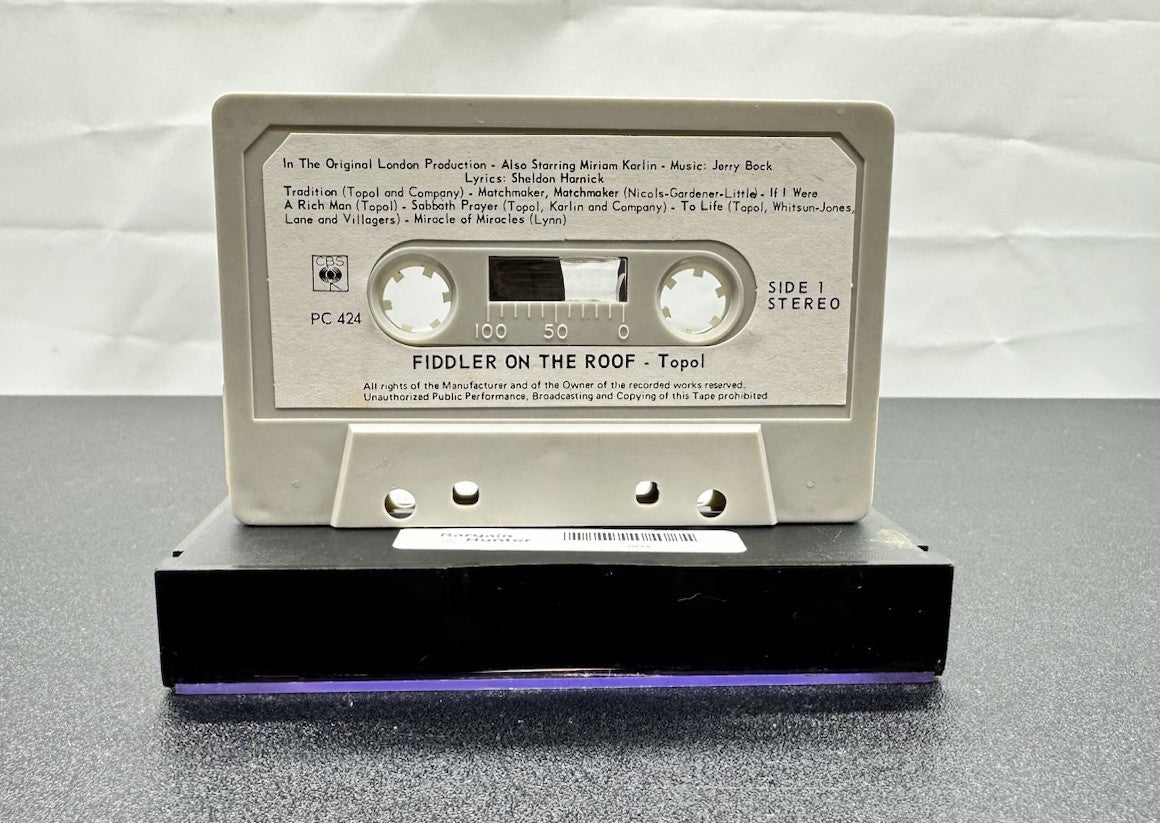 Topol : Fiddler On The Roof Cassette Tape In Good Condition 7833