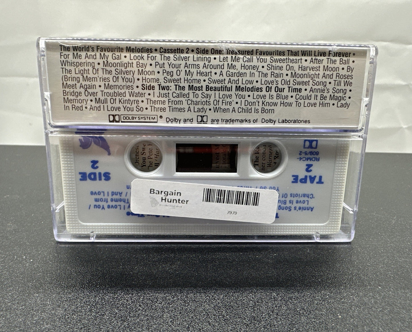 The World's Favourite Melodies Volume 1 to 4 Cassette Tape In Good Cond 7938