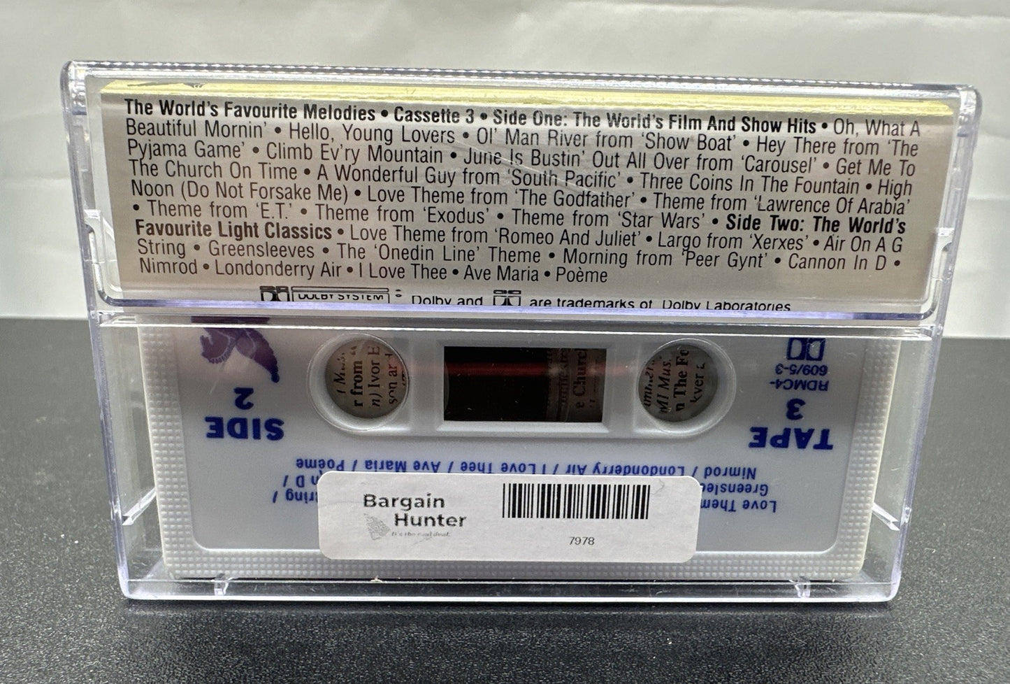 The World's Favourite Melodies Volume 1 to 4 Cassette Tape In Good Cond 7938
