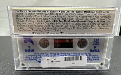 The World's Favourite Melodies Volume 1 to 4 Cassette Tape In Good Cond 7938