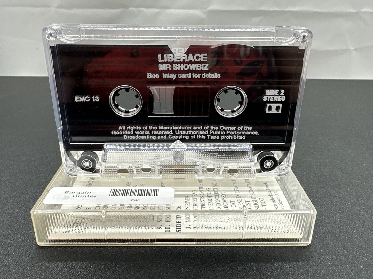 Liberace Mr. Showbiz Cassette Tape In Good Condition 7546