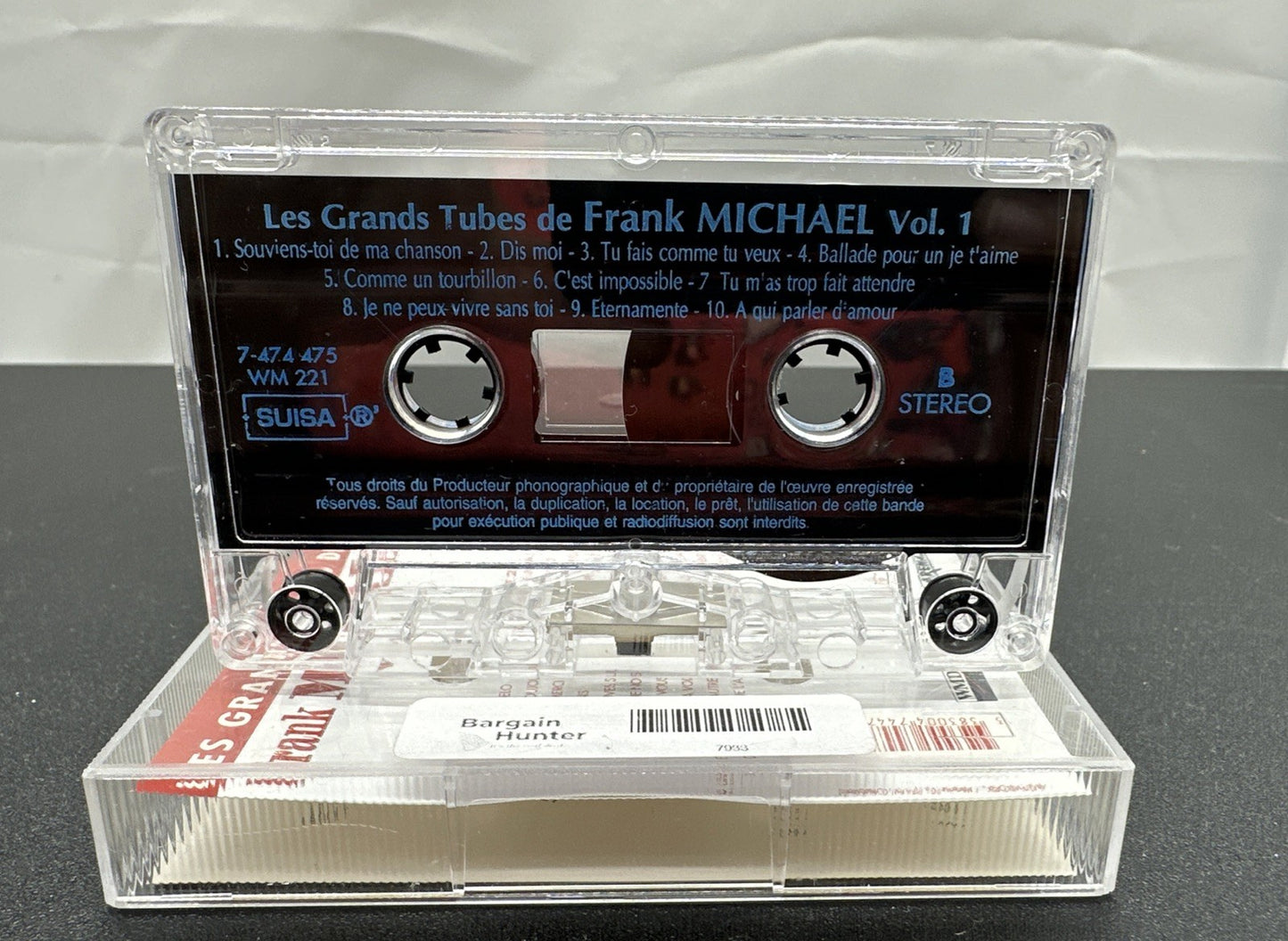 Les Grands Tubes De Frank Michael Vol 1 Cassette Tape In Good Condition 7933