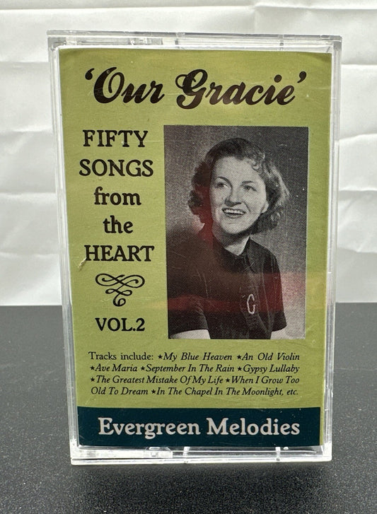 Our Gracie Fifty Songs From The Heart Vol.2 Cassette Tape In Good Condition 7552