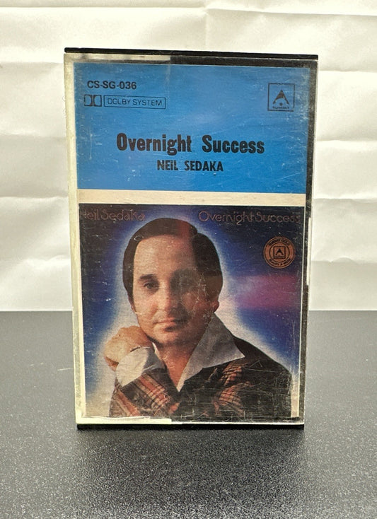 Overnight Success : Neil Sedaka Cassette Tape In Good Condition 7603