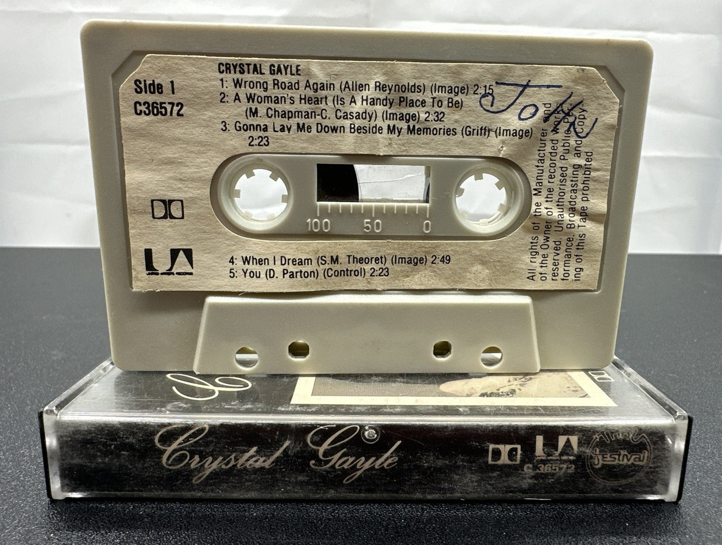 Crystal Gayle Cassette Tape In OK Condition 7971