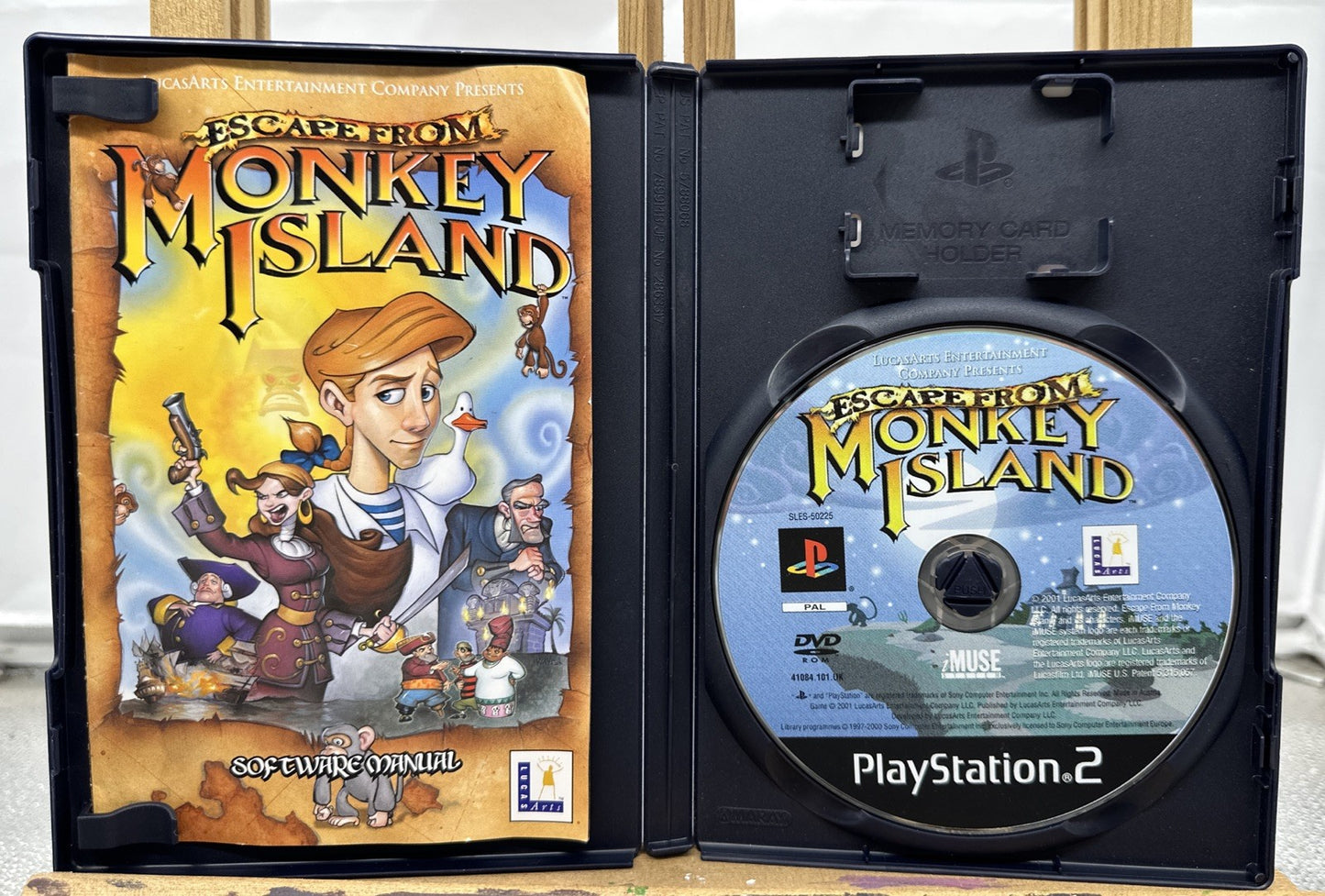 Escape From Monkey Island Playstation 2/PS2 Complete Game In Good Condition 9266