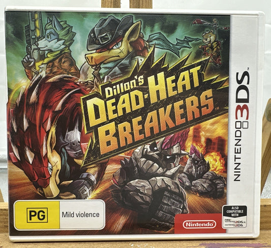Dillon's Dead-Heat Breakers Nintendo 3DS Complete Game 9265