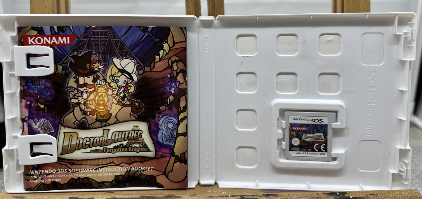 Doctor Lautrec and the Forgotten Knights Nintendo 3DS Complete Game 9248