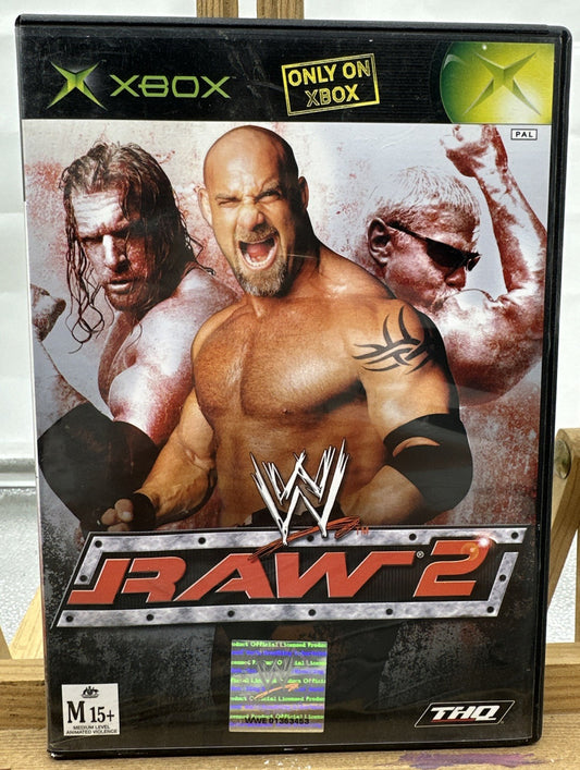 WWE Raw 2 - Microsoft Xbox In Good Condition Incomplete