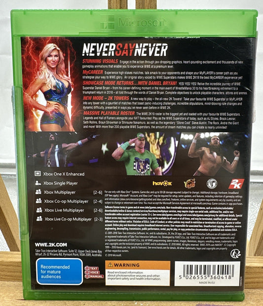 WWE 2K19 Xbox One Complete Game In Good Condition 8414