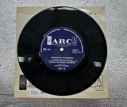 Orchestral Favourites 7” Record In Good Condition 7744