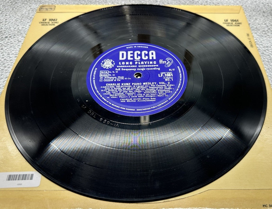 Decca Long Playing Full Frequency Range Recording 10” Record In Good Cond 6803
