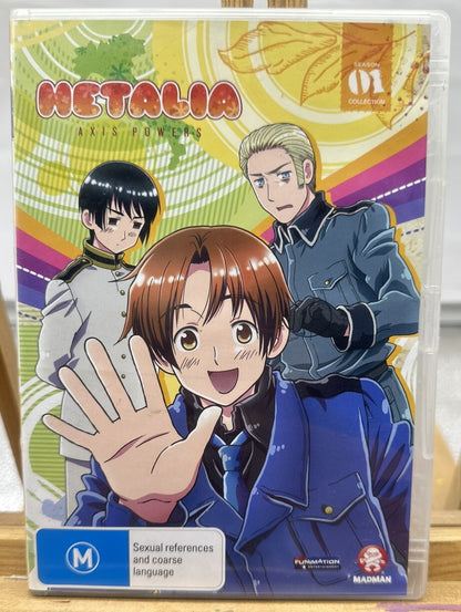 Hetalia Axis Power Season 1 Collection DVD In Good Condition 6044