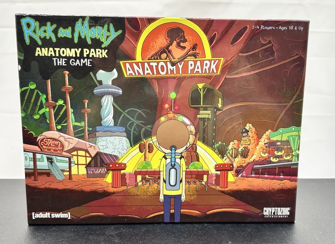 Rick and Morty Anatomy Park Game Board Adult swim Cryptozoic Entertainment 9107