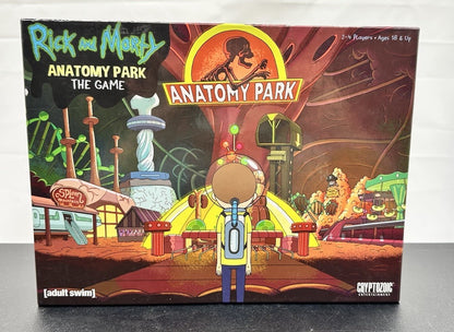Rick and Morty Anatomy Park Game Board Adult swim Cryptozoic Entertainment 9107