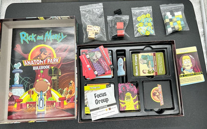 Rick and Morty Anatomy Park Game Board Adult swim Cryptozoic Entertainment 9107