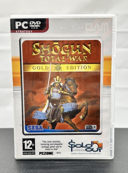 Shogun Total War Gold Edition PC Game Windows - In Good Condition 9235
