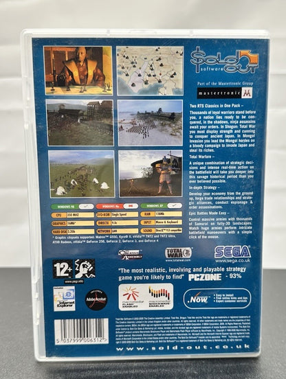 Shogun Total War Gold Edition PC Game Windows - In Good Condition 9235